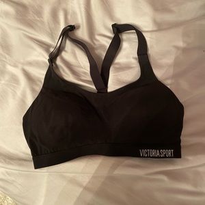 Black victoria secret sports bra